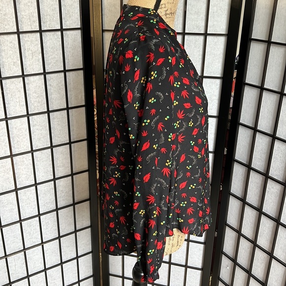 EUC Zadig & Voltaire Tender Print Long Sleeve Silk Blouse Size XS - Picture 11 of 14